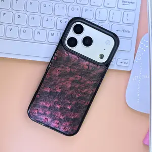 iPhone Case PU Leather Texture, Anti-Slip Grip, Fashionable Business Phone Cover, Compatible with iPhone 12-17 Pro Max