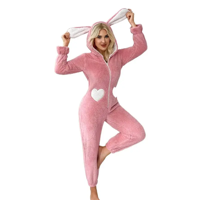 pink bunny onesie for adults - TikTok Shop