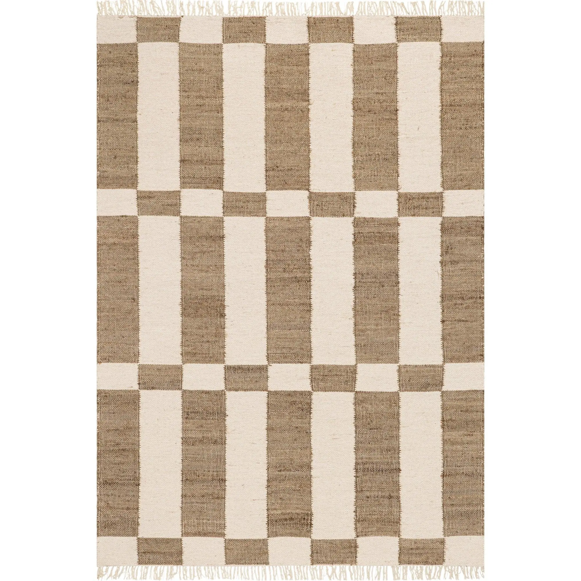 Nuloom Avenelle No-Pattern Jute Rectangle Indoor Area Rug - Modern Farmhouse Style, Ideal for Living Room Mat Decor