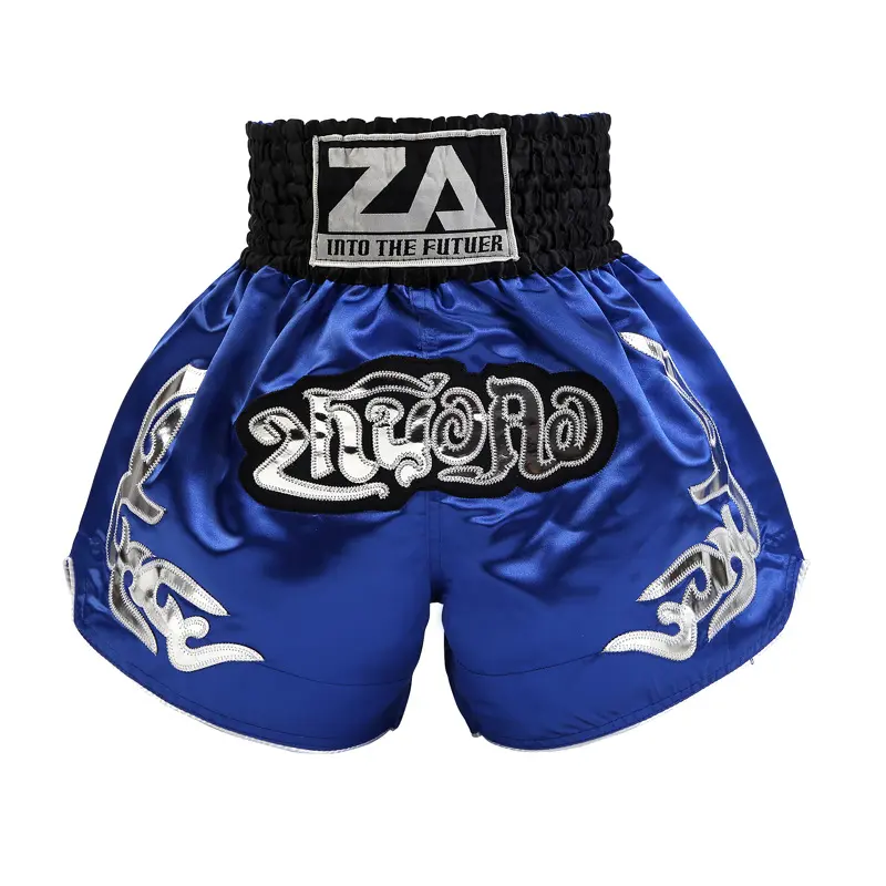 Blue black waist Muay Thai pants