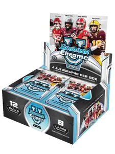 2025 Bowman Chrome University Football Sealed Jumbo Box