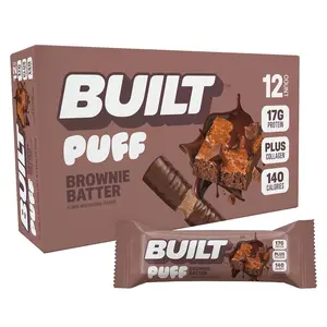 Built Puff Brownie Batter Protein Bar 12ct Snack Cheese