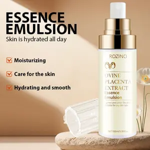 ROZINO Goat Placenta Extract Essence Lotion - Moisturizing & Hydrating Formula for All Skin Types - Tightens Softens Skin - 100ml