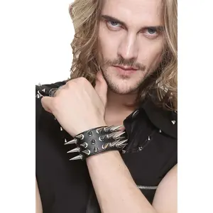 Punk Spike Cuff Bracelet