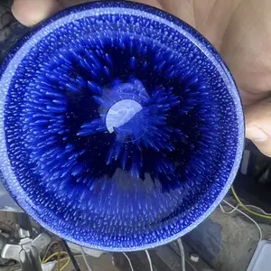 Jianzhan Master Cup L Blue Hundred Flowers Tea Cup Handmade