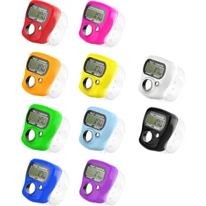 Finger Counter, Mini LCD Digital Display Tally Counter 5-Digit Number Count Clicker, Counters Clickers for Knitting, Crochet, Coaching, Lap, Golf,  & Fidget