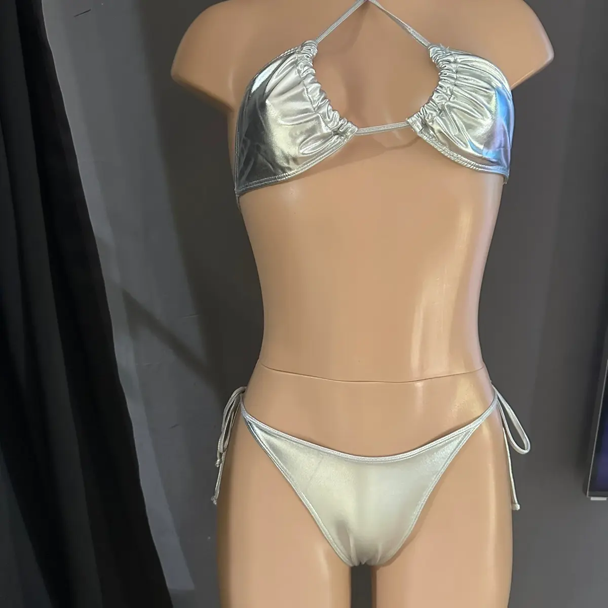 Silver bikini