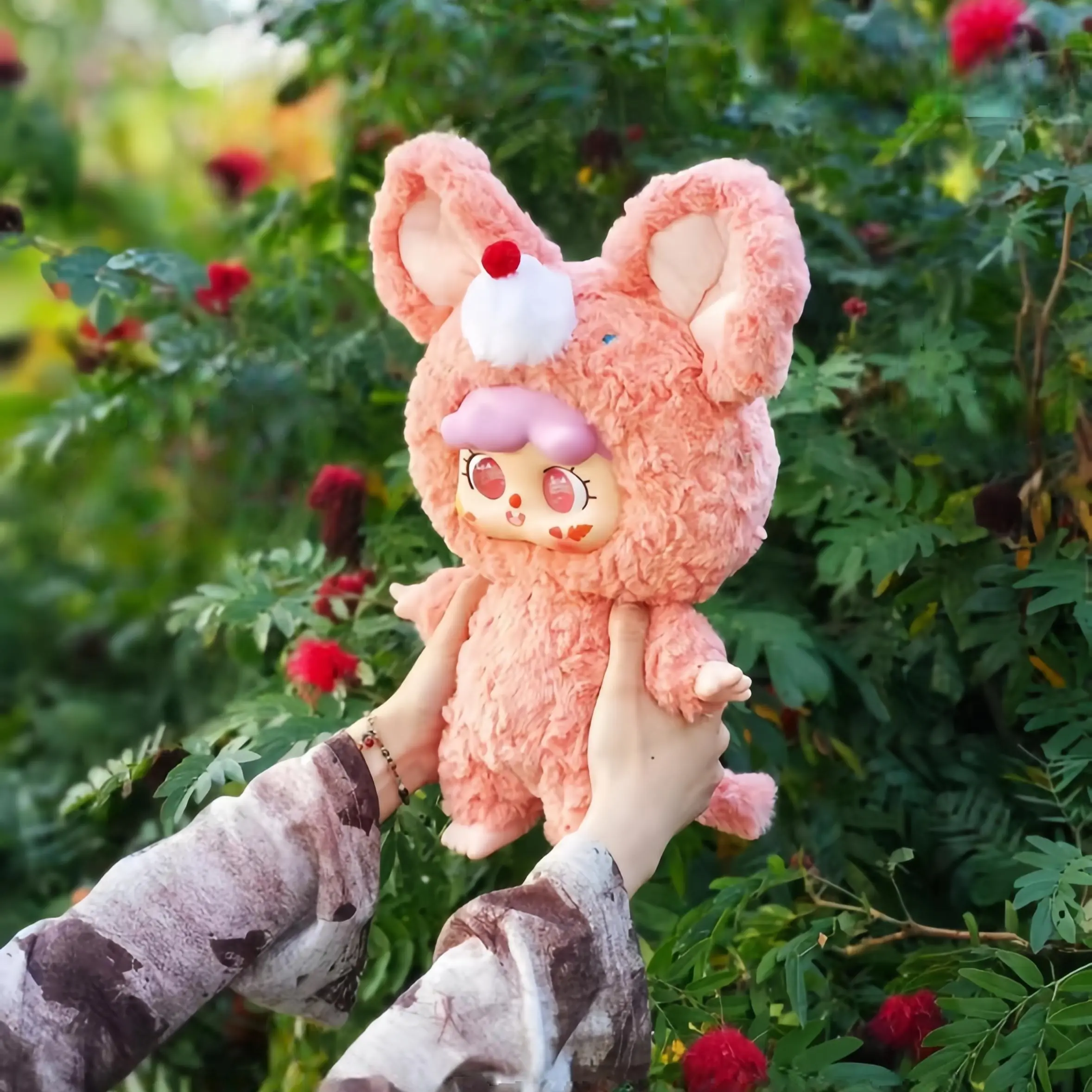 【OK】--MIGO Give your world a hug 400% series Mystery Boxes Bag Pendant Bunny Plush Dolls Soft Collectibles