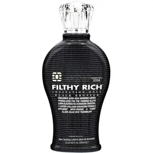 Devoted Creations Filthy Rich - Luxurious Dark Bronzing Formula with Anti-Orange Technology and High Levels of DHA, Natural, & Cosmetic Bronzers for Immediate Color 12.25 oz.