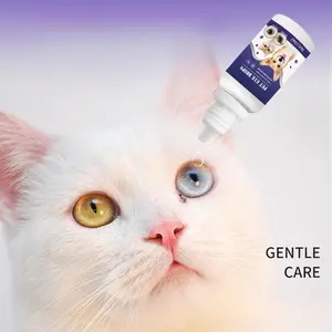 3-Pack Pet Eye Drops for Cats and Dogs, Remove Tear Stains and Eye Discharge, Eye Drops for Pet Eye Care
