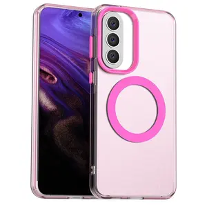 For Samsung A07 A17 A57 A37 A06 A16 A26 A36 A56 5G Magnetic Wireless Phone Case Candy-colored Cases