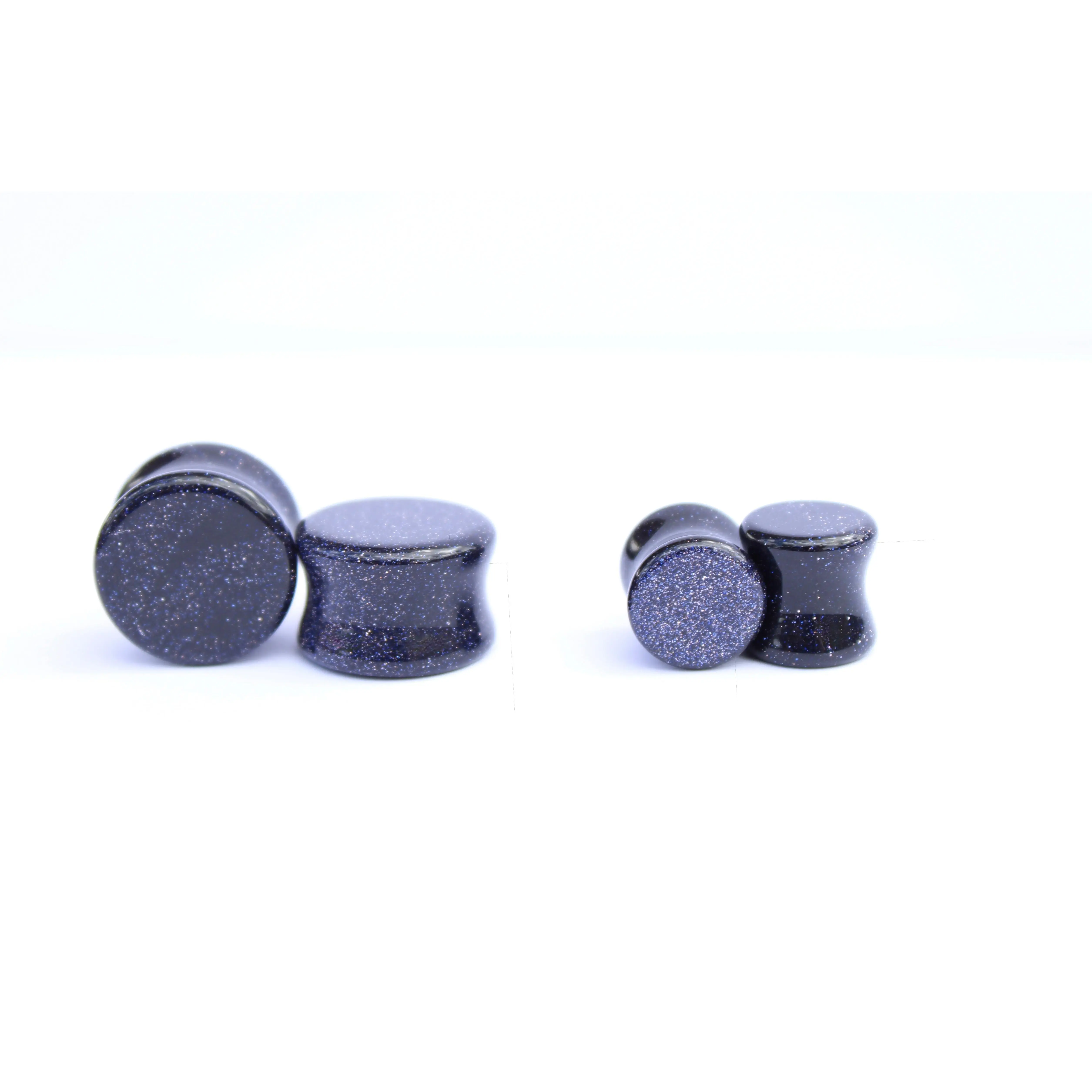 Blue Sandstone Double Flare Plugs