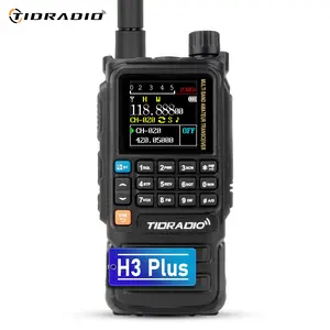 Tidradio Long Range Walkie Talkie, APP Network Repeater Global Intercom Features Air Band Radio, Wireless Programming 2 Way Radios