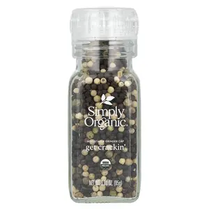 Simply Organic Get Crackin, Peppercorn Mix, 3 oz (85 g)