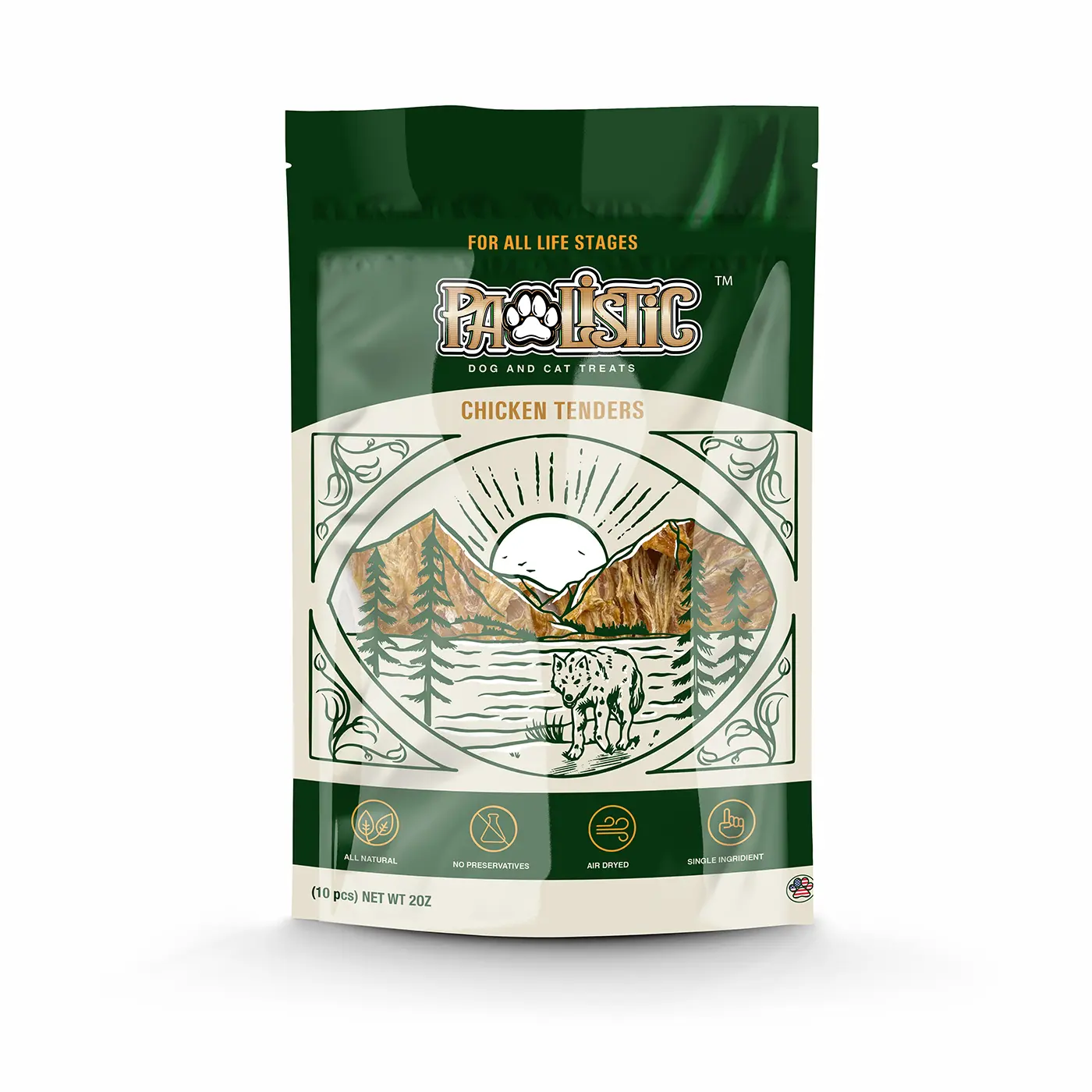 Pawlistic's Chicken Tenders Delights | Wholesome & Irresistible Treats - 4oz