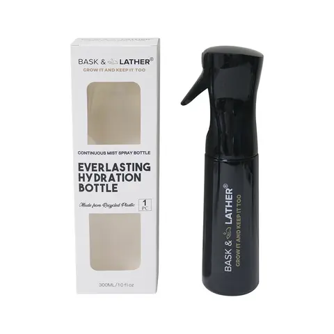 Everlasting Hydration Bottle | 10 oz Continuous Spray | Unlock Moisture with Even & Effortless Fine Mist | Great for Rehydrating Curls & Waves also for Hairstyling, Cleaning, Pets, Barbers, Salons, Essential Oil Scents