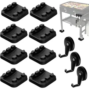 8 Pack Griddle Leveling Shims/Grill Accessories Compatible with Black st- Electric Tabletop Griddle with Stand, Keeps The Flat Grill Level