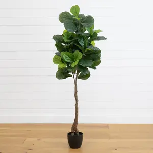 64” Fiddle Leaf Artificial Tree (Real Touch)