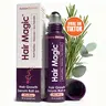Rainbow Nutrients Hair Magic - Hair Growth Serum Roll On | Multi-Peptides Complex + Rosemary Oil for Hair Growth, Density, Beard, Eyebrows & Scalp Serum for Men & Women with Saw Palmetto Hair Loss treatment, easy to use non-greasy formula  All Natural