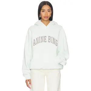 ANINE BING Harvey Hoodie in Spring Mint