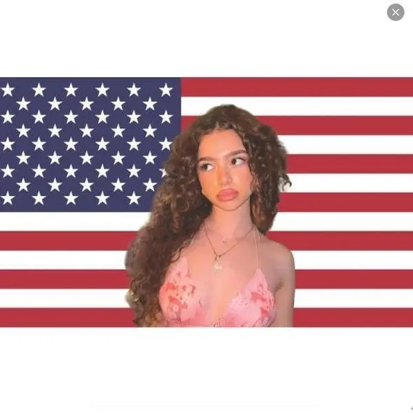 Dimitra Karologlou Small Flag Tapestry - American Flag, suitable for living room, bedroom, home decoration, wall decoration.
