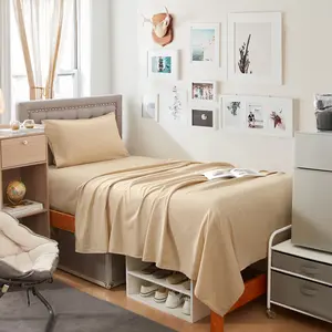 Dorm Haul - Comfy Twin XL College Sheets - Marzipan