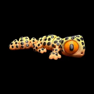 Leopard Gecko Articulating Sculpture 3D Print
