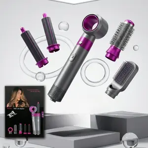 5-In-1 Automatic Curling Hair Dryer, Ceramic Hair Protection, Salon-Level Smooth Styling, Multi-Functional Hot Air Styler