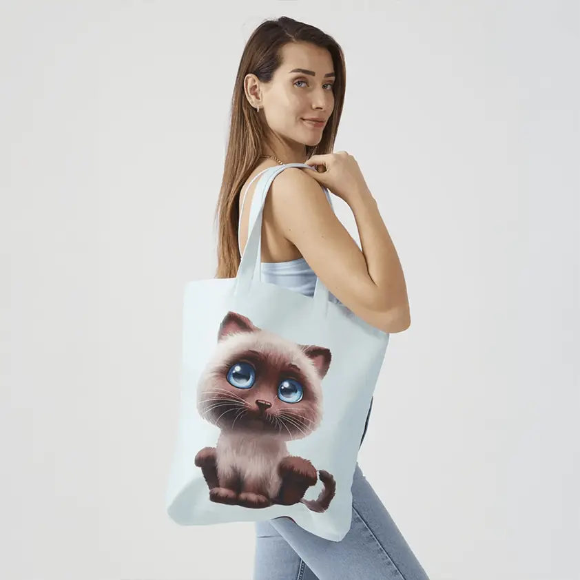Cute Kitten Tote Bags