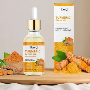 Turmeric Brightening Oil, Moisturizing, Soothing & Brightening Facial Essential Oil, Hydrating Facial Oil for Women & Men, Korean Skincare Oil