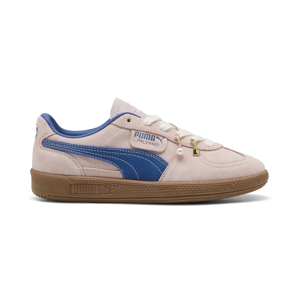 PUMA Womens Palermo Pin It Up Sneakers Shoes Casual - Pink
