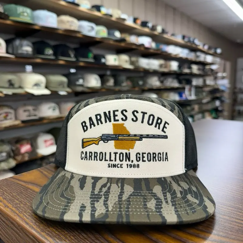 Humpback 7 Panel Hat - Black/Bottomland