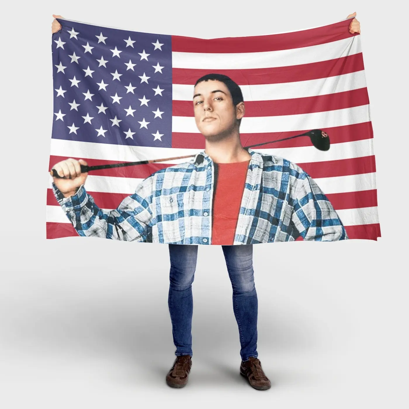 Adam Sandler Flag, Adam Sandler Funny flag, Living Room, Flag many size, Decor, Banners