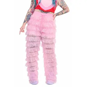 Angel Cake Ruffle Pants - Pink