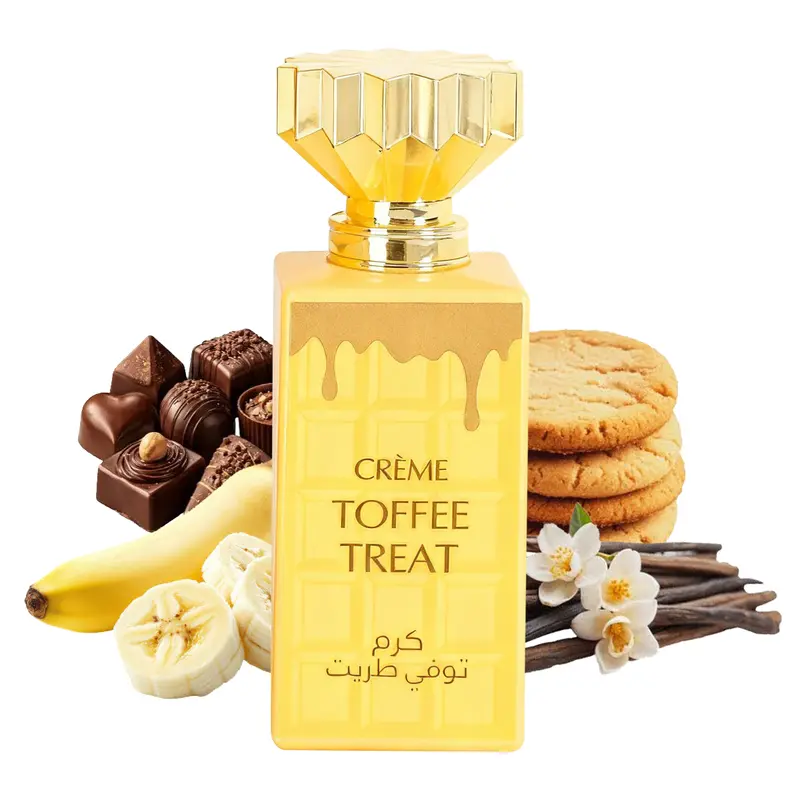 Afaq Creme Toffee Treat Unisex Fragrance, Eau de Parfum Men and Women 100ml/3.4fl.oz.