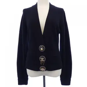 Pre-owned CHANEL Cashmere Small Leather Goods METIERS D'ART LOOK52 Cardigan