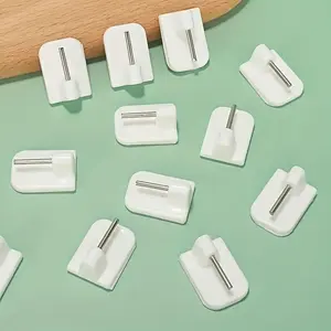 Simple installation type adhesive hook - Compact and portable, widely applicable, suitable for items such as towels and curtains, Wall Mounted Hook