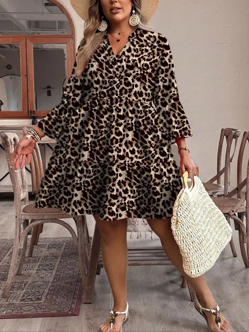 green leopard print dress plus size - TikTok Shop green leopard print dress plus size - TikTok Shop