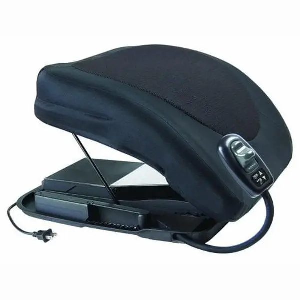 UPLIFT Technologies PS3020 Premium Power Lifting Seat - 20 in. Wide, 300 lb Capacity, Portable, Waterproof, Ergonomic, Awarded Arthritis Foundation Commendation, Flexible Hand Control (Commercial Salon Furniture), Polyester, Seat Cover, Curved