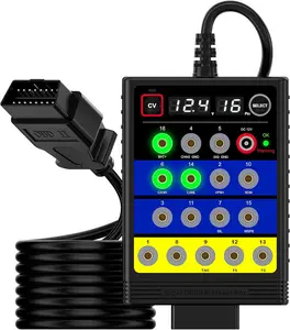 OBDResource BX100 OBD-II Breakout Box & CAN Protocol Detector – Voltage Constant & Short-Circuit Protection Diagnostic Tool with 12 Extension Cables