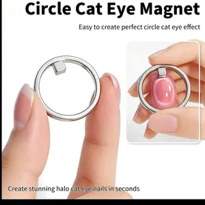 NEW Hollow Ring tool to make Cat eye circle design effect Nail Art tool nail care cat eye nail super strong magnet nails hot trend 2026
