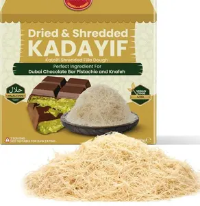 Premium Kataifi Shredded Fillo Dough 100 g (3.5 Oz), Ingredient for The Viral Dubai Pistachio Chocolate Bar, Kunafa & Knafeh, Kurutulmus Kadayif Pastry Dough, Knafeh, Katifi, Shredded Phyllo