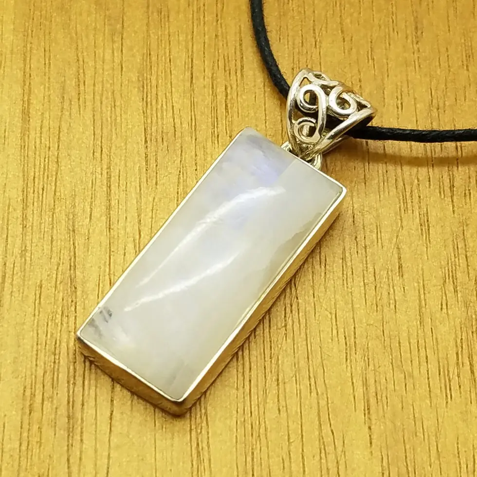 Rainbow Moonstone Pendant