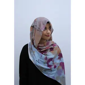 Rose Watercolor Modal Hijab