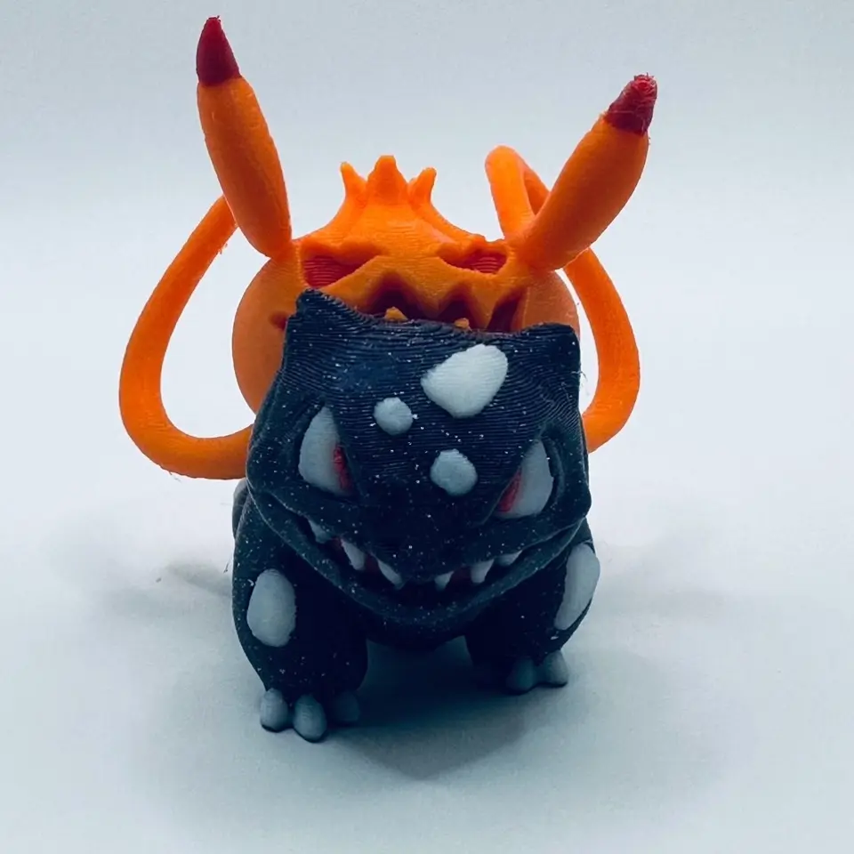 Bulbasaur Halloween Desk Decoration - 3D Printed Figurine