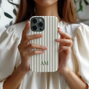 Custom Striped Phone Case Iphone 17 Pro, Iphone Case Iphone 17, Case Initial Phone Case Iphone 17 Pro Max, Case Iphone 17e Case