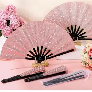 13inch Rave Fans, Clack Fans - Hand-Held Fans for Dancing, Church Services & Various Occasions - Stylish Decor Accessory