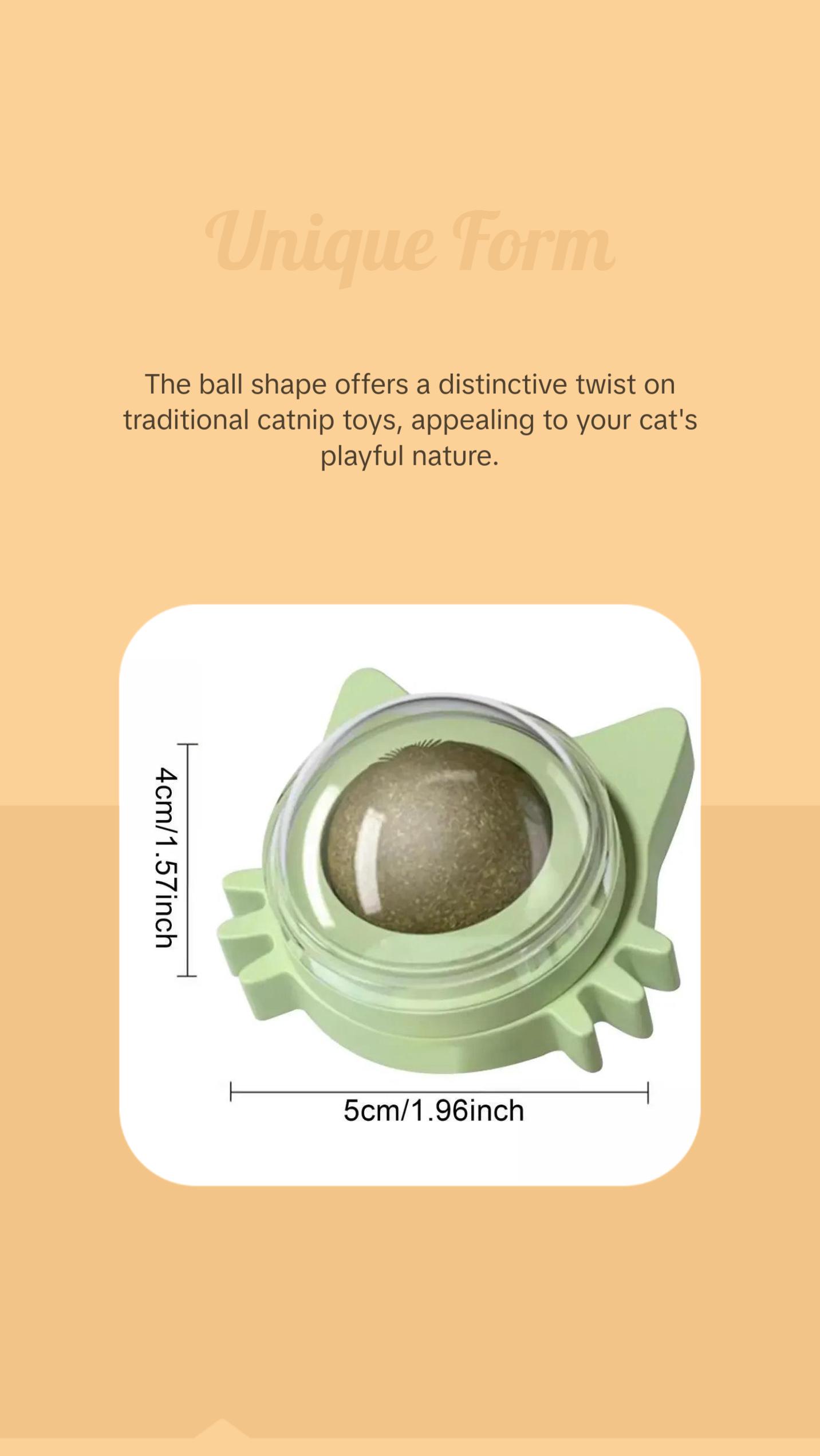 Catnip Balls Funny Lickable Cat Snack