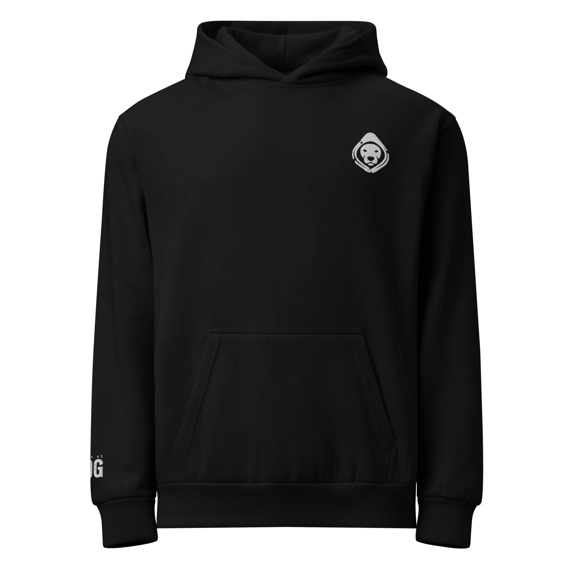 Anonymous Dog™ Urban Hoodie | Heavyweight Oversized Hoodie with Embroidered Details