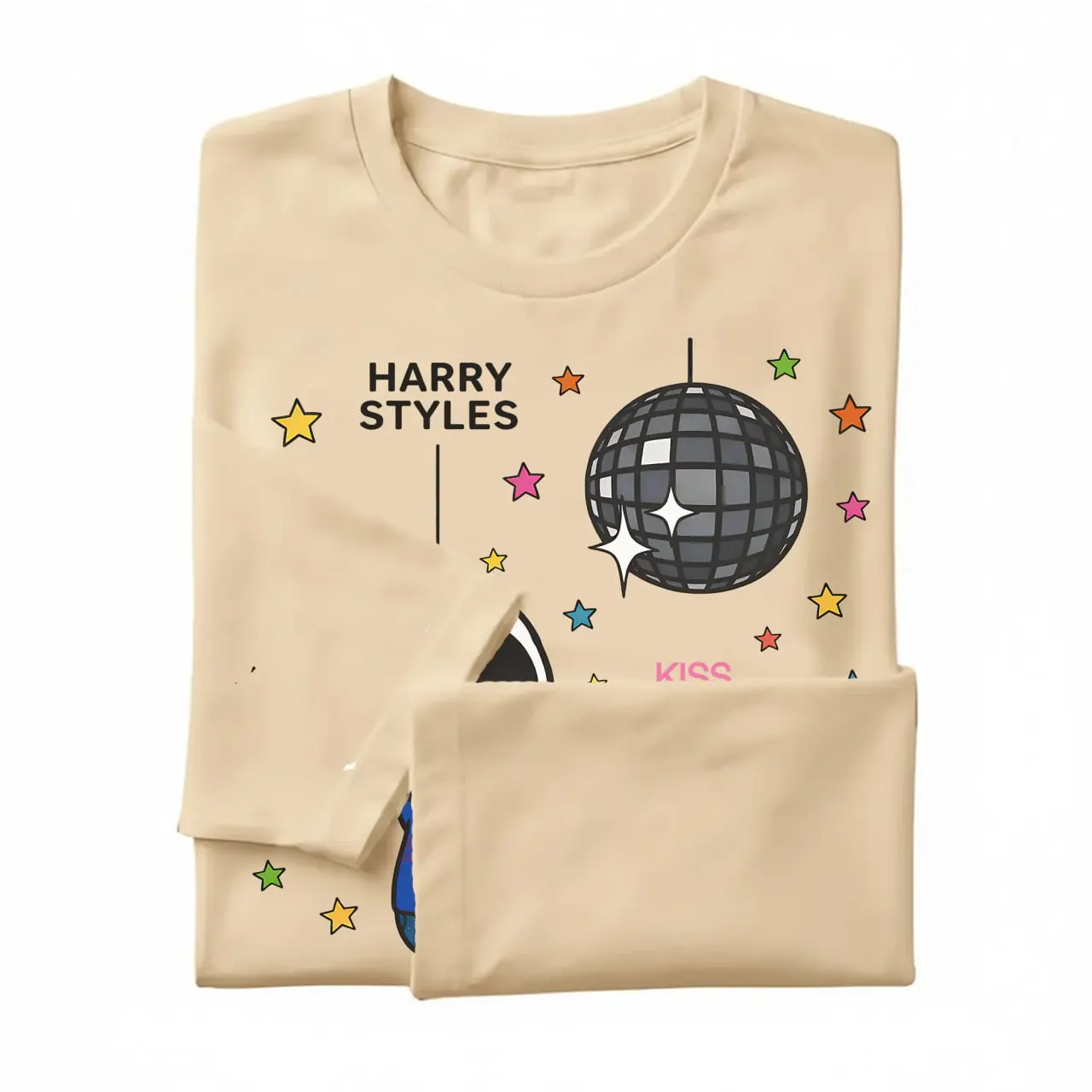 Vinatge HS Kiss All The Time Shirt, Disco Occasionally, Seated on a Disco Ball Sweatshirt, Comfort Cotton, casual lady,